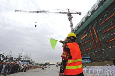 蘇州第二圖書館主體結構封頂 將成為北部地標性文化設施